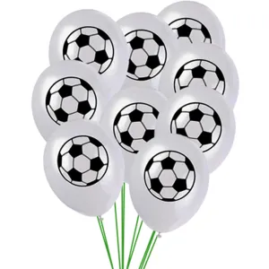 Football Balloons 10" Latex - Pack of 10