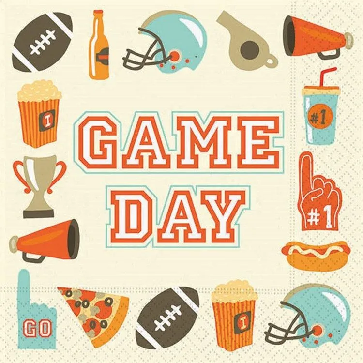 Football Lunch Napkin