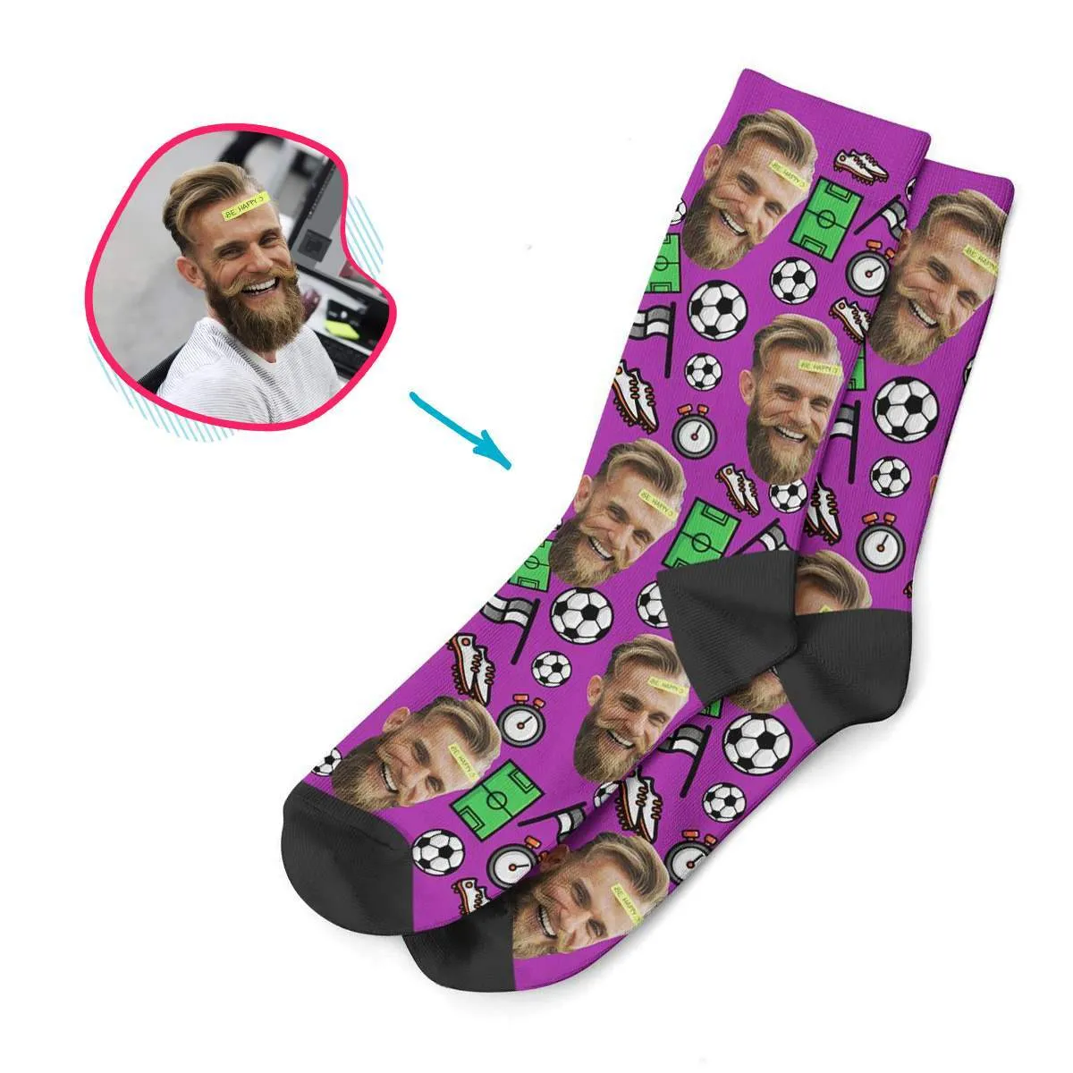 Football Personalized Socks