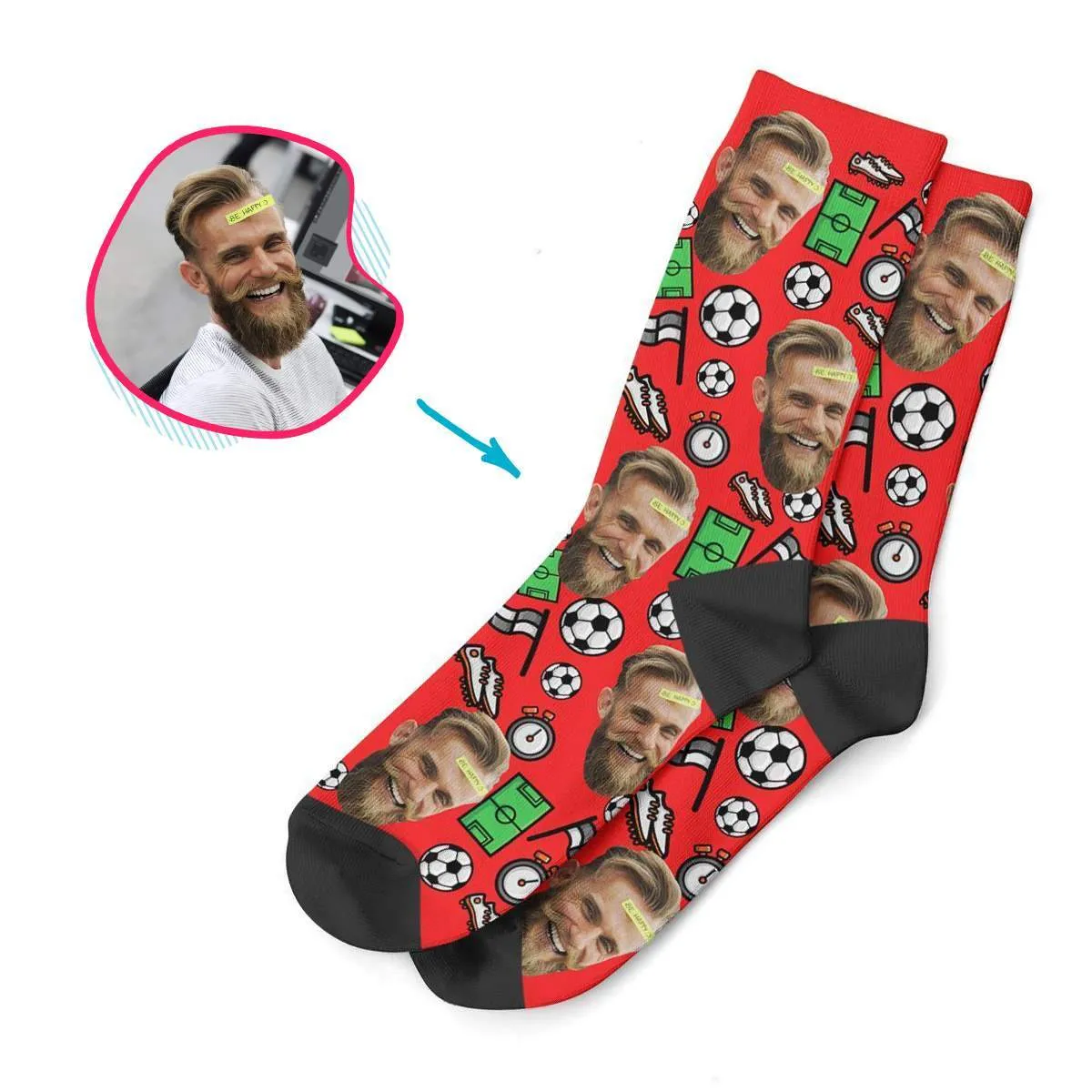 Football Personalized Socks