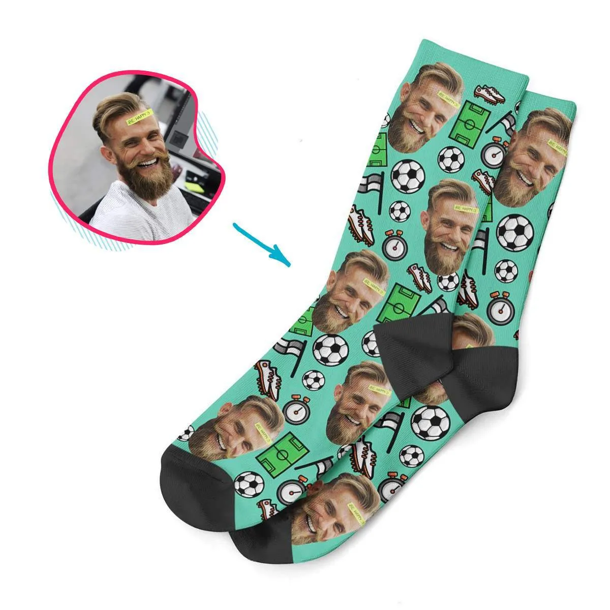Football Personalized Socks