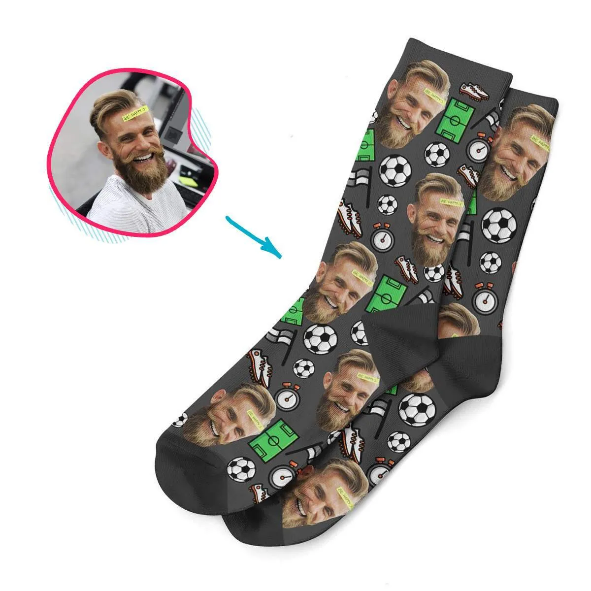 Football Personalized Socks