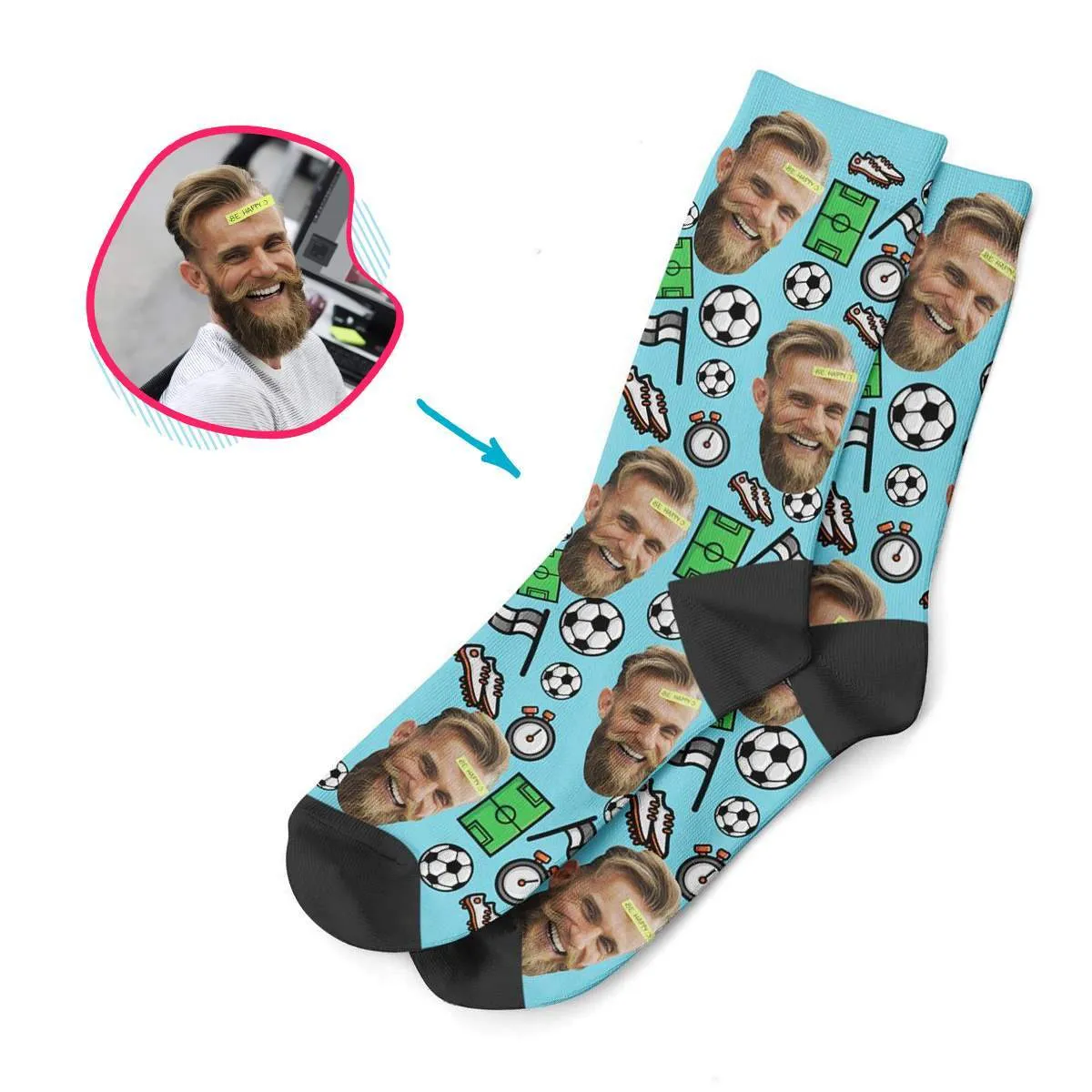 Football Personalized Socks