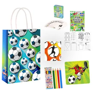 Football Plastic Free Party Bag Kit with Contents - Each