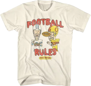 Football Rules Beavis And Butt-Head T-Shirt