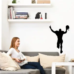 Football Wall Decal - Vinyl Decal - Car Decal - 004