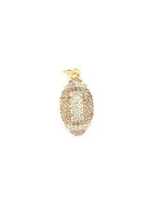 Game Day Bling Football Charm