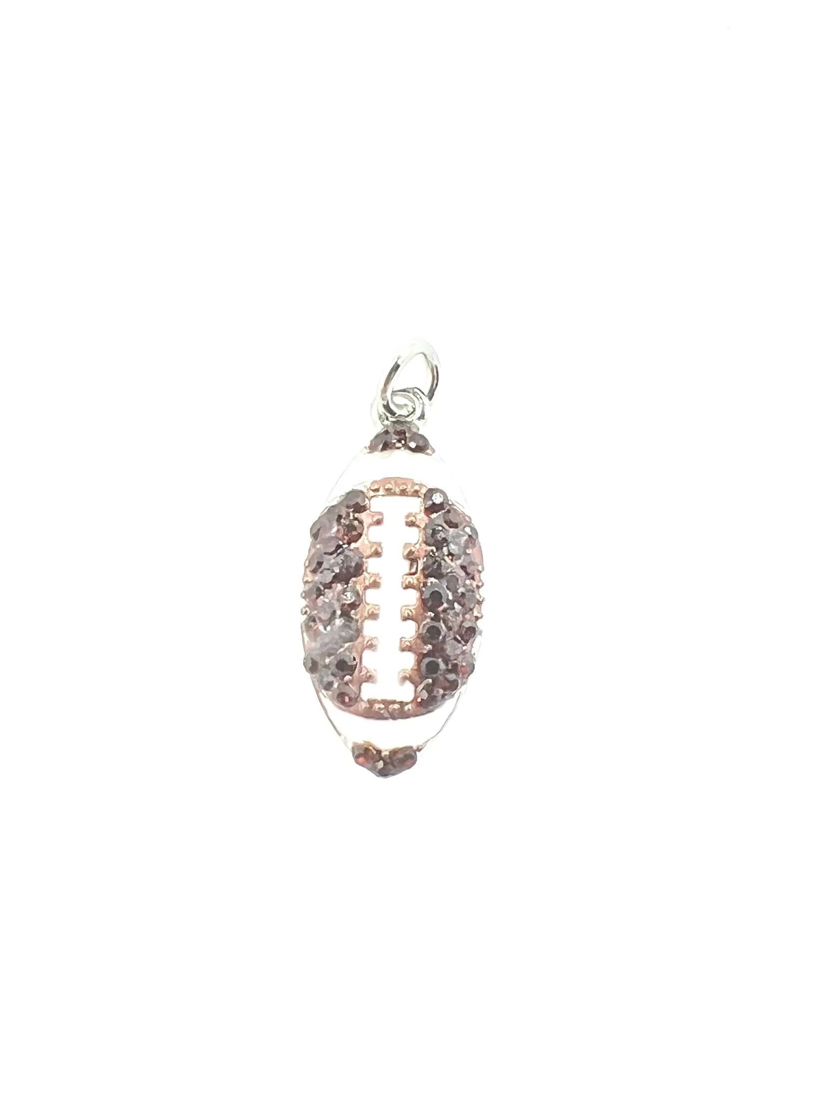 Game Day Bling Football Charm