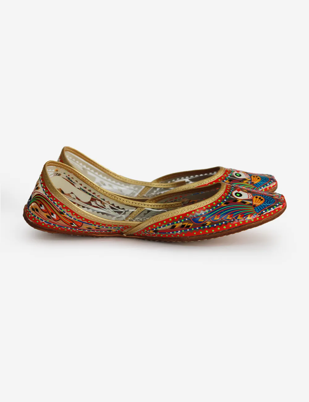 Golden Multi | Fancy Khussa for Women