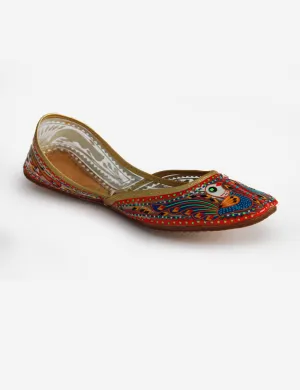 Golden Multi | Fancy Khussa for Women