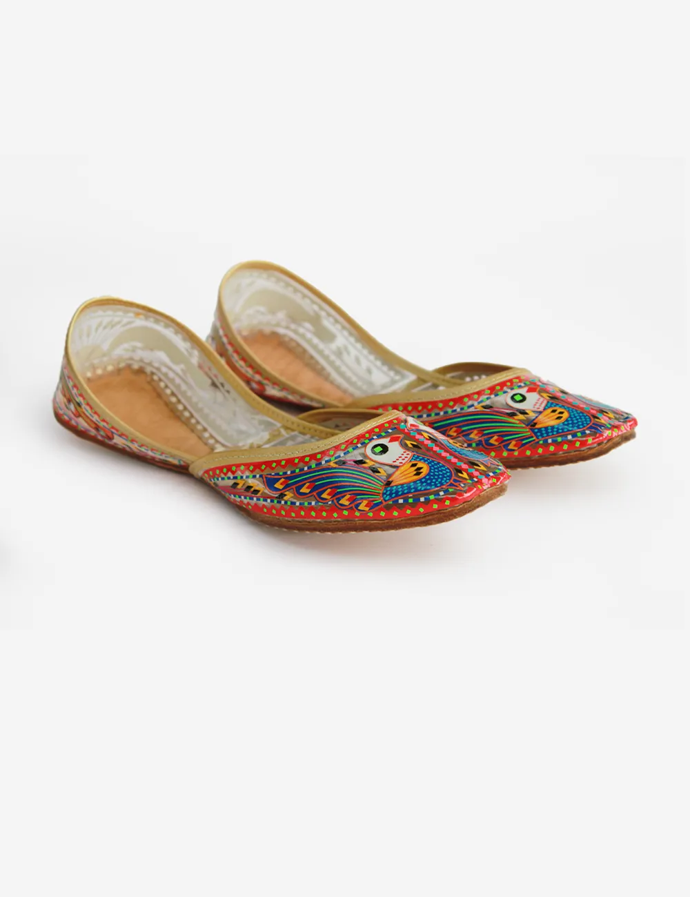 Golden Multi | Fancy Khussa for Women