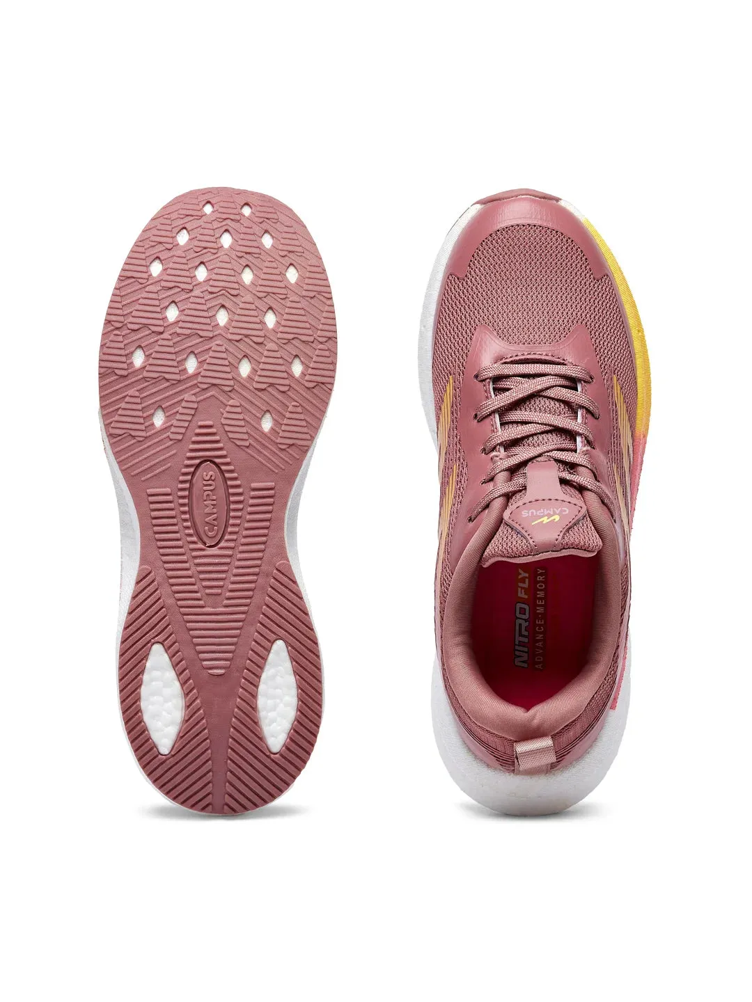 HAZZLE Mauve Women's Running Shoes