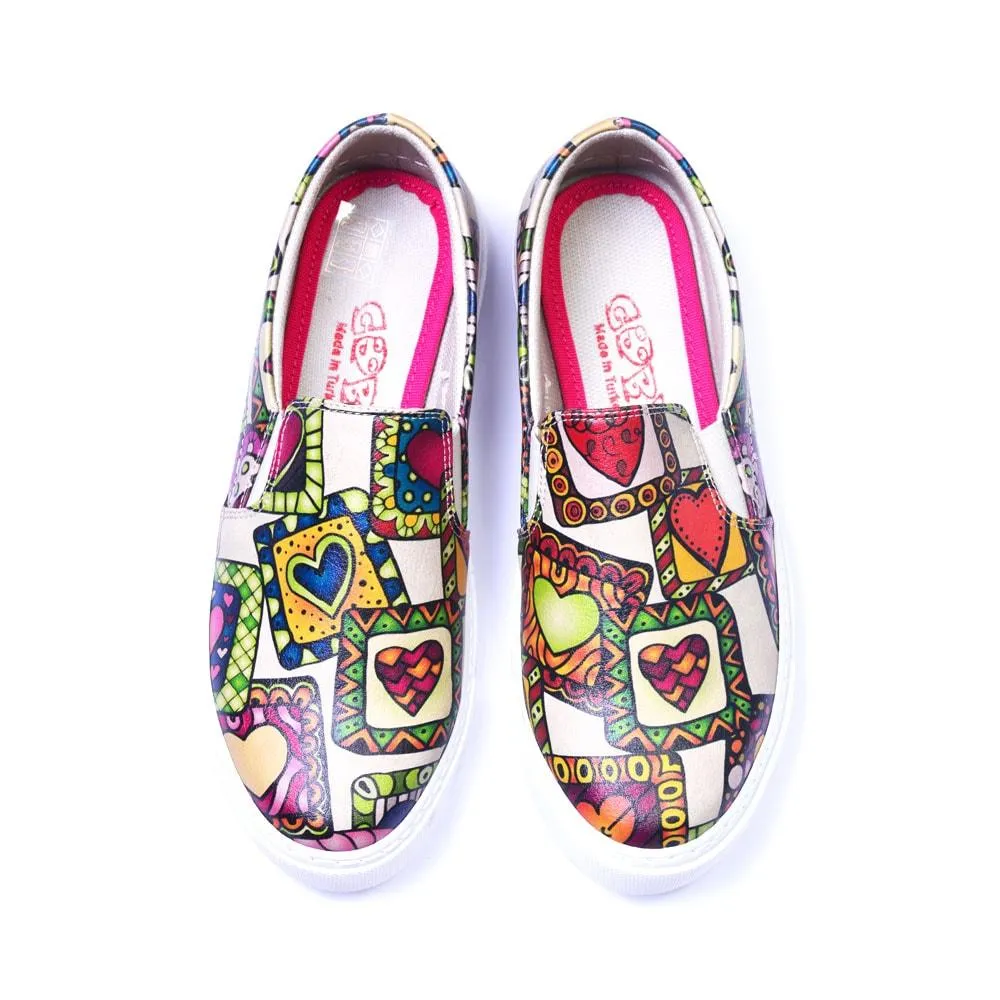 Hearts Sneaker Shoes VN4033