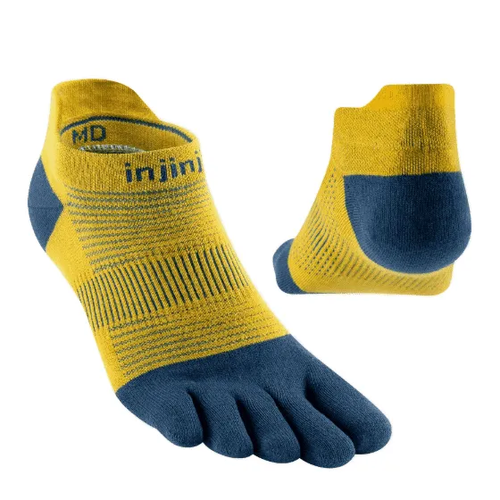 Injinji - Run Lightweight No-Show - Royal Yellow