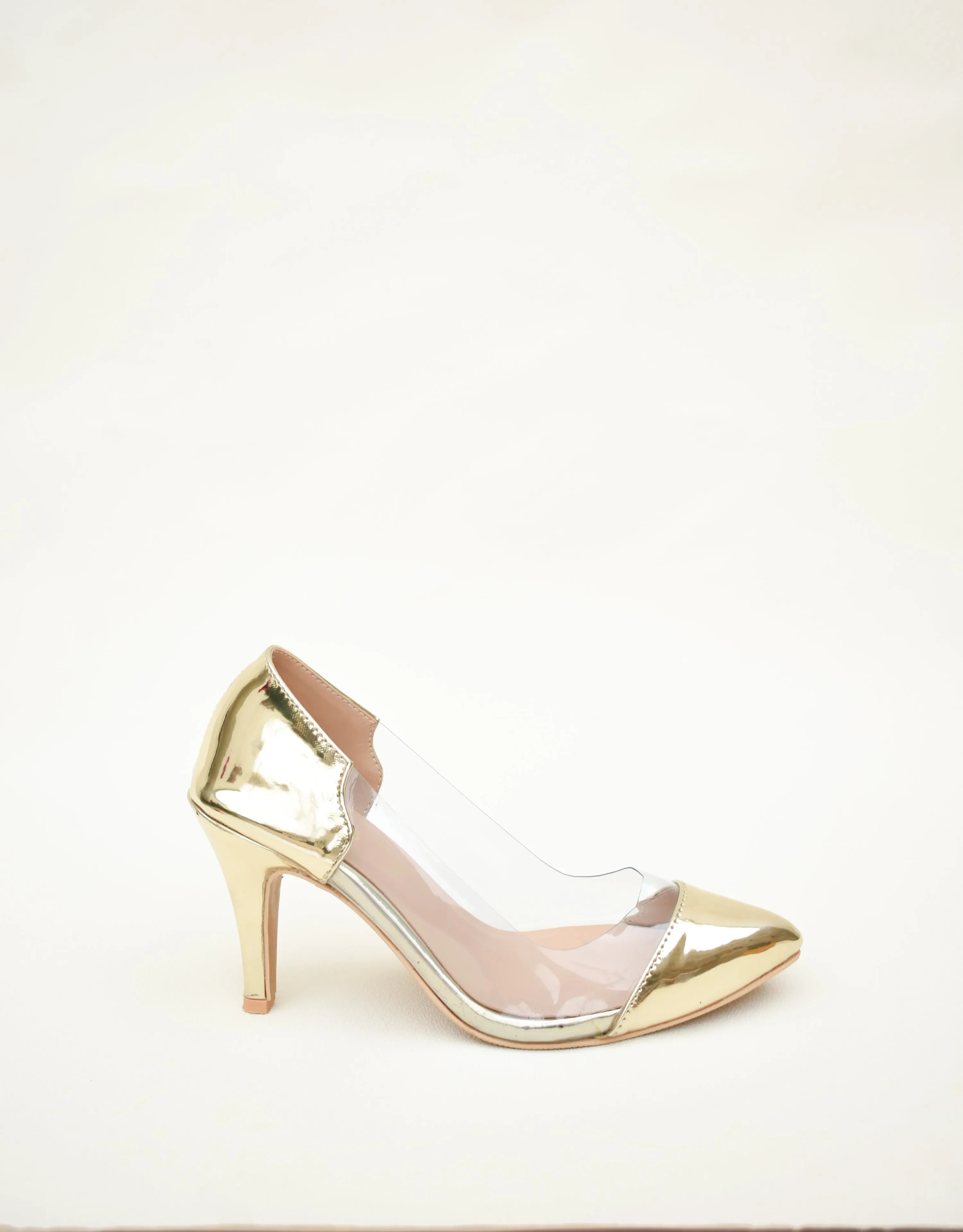 Jack Jees Dazzling Heels Golden