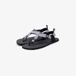 Jelajah Road Barefoot Flip Flops - Lunar Rock On Black