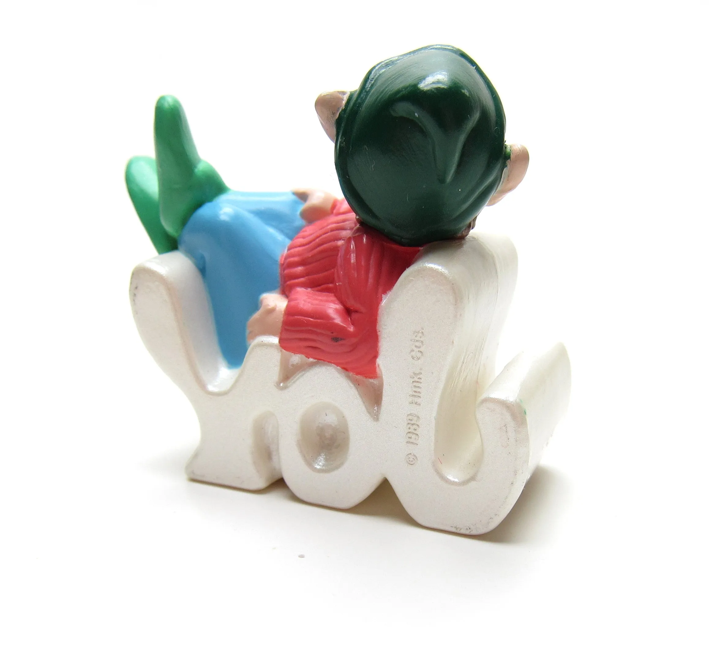 Joy Elf Figurine Hallmark Merry Miniatures Christmas 1989