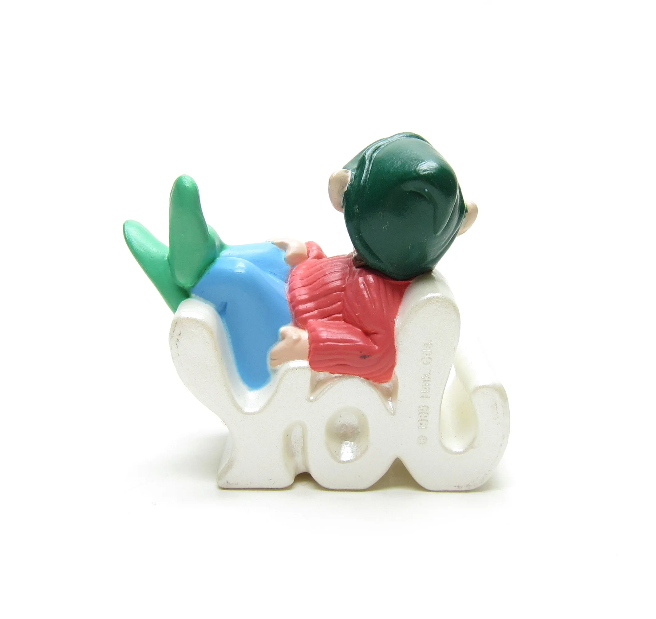 Joy Elf Figurine Hallmark Merry Miniatures Christmas 1989