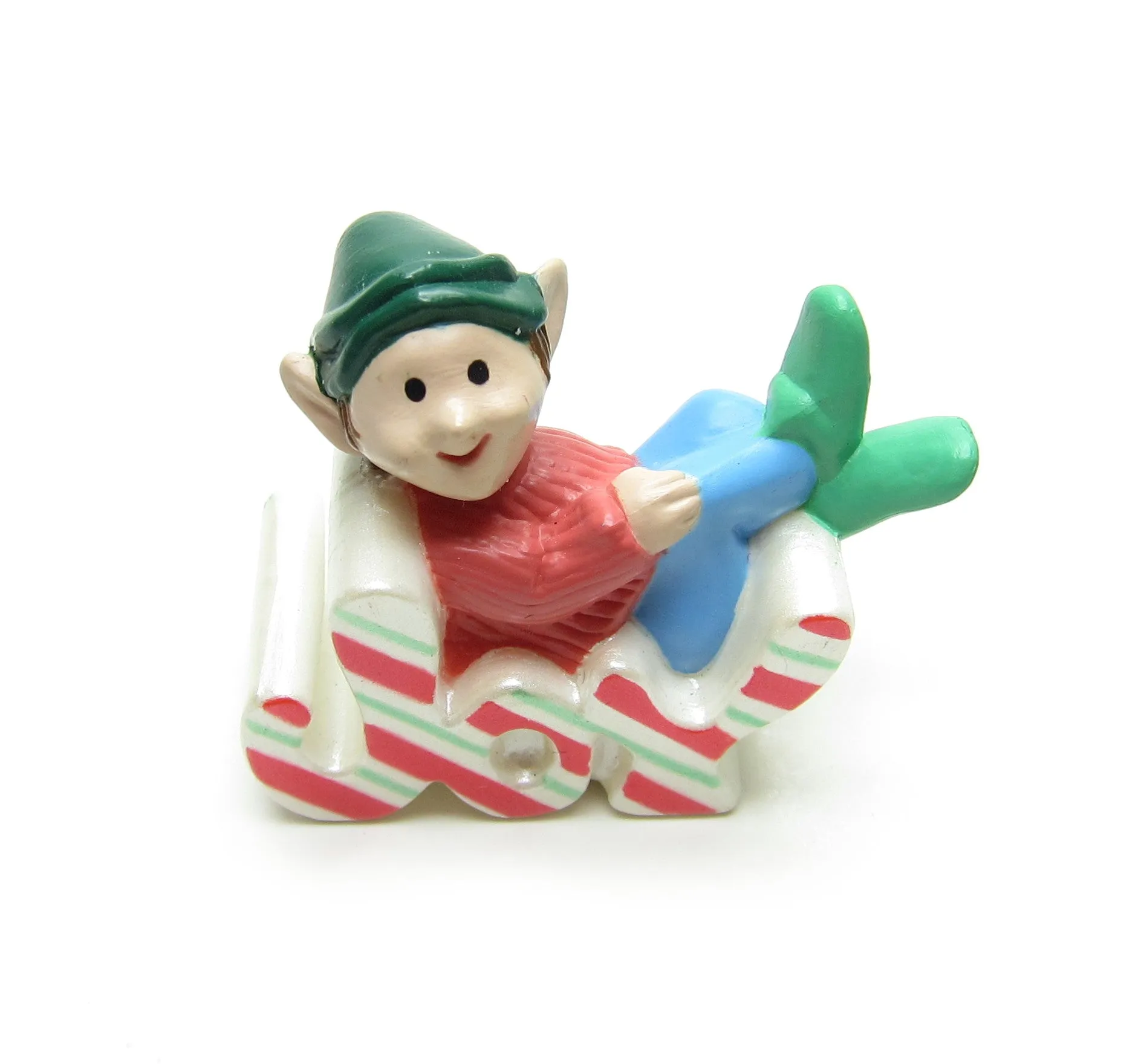 Joy Elf Figurine Hallmark Merry Miniatures Christmas 1989
