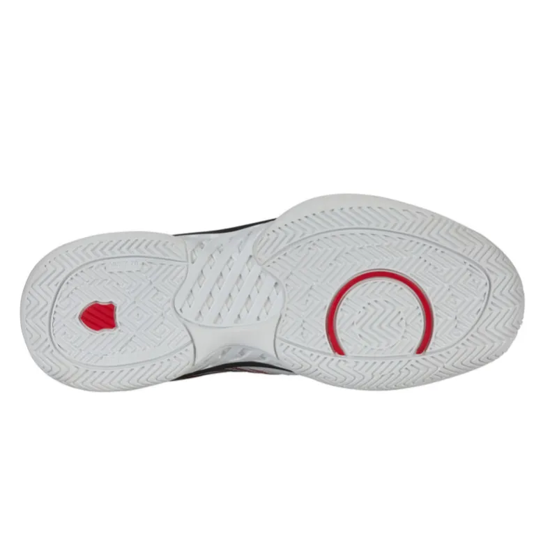 K-Swiss Hypercourt Express 2 White/Black/Mars Red Men's Tennis Shoes