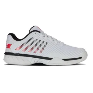 K-Swiss Hypercourt Express 2 White/Black/Mars Red Men's Tennis Shoes