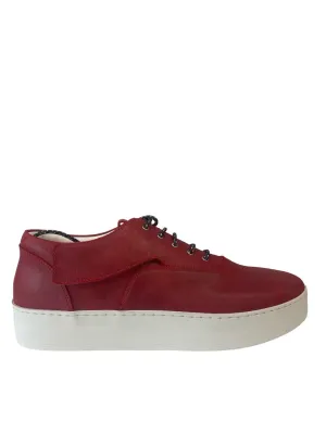 Kris Van Assche Red Leather sneaker. Size: 44