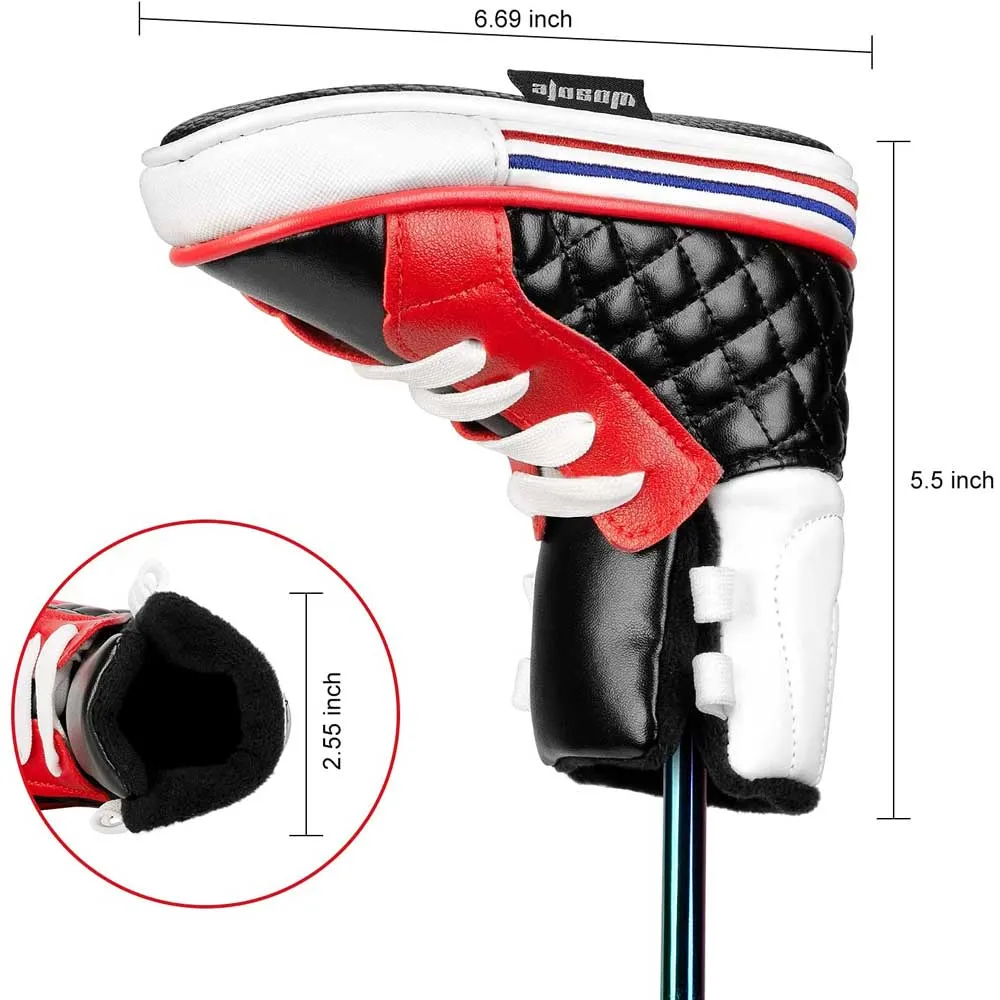 Lesmart Funny Shoes Shaped Golf Blade Putter Cover