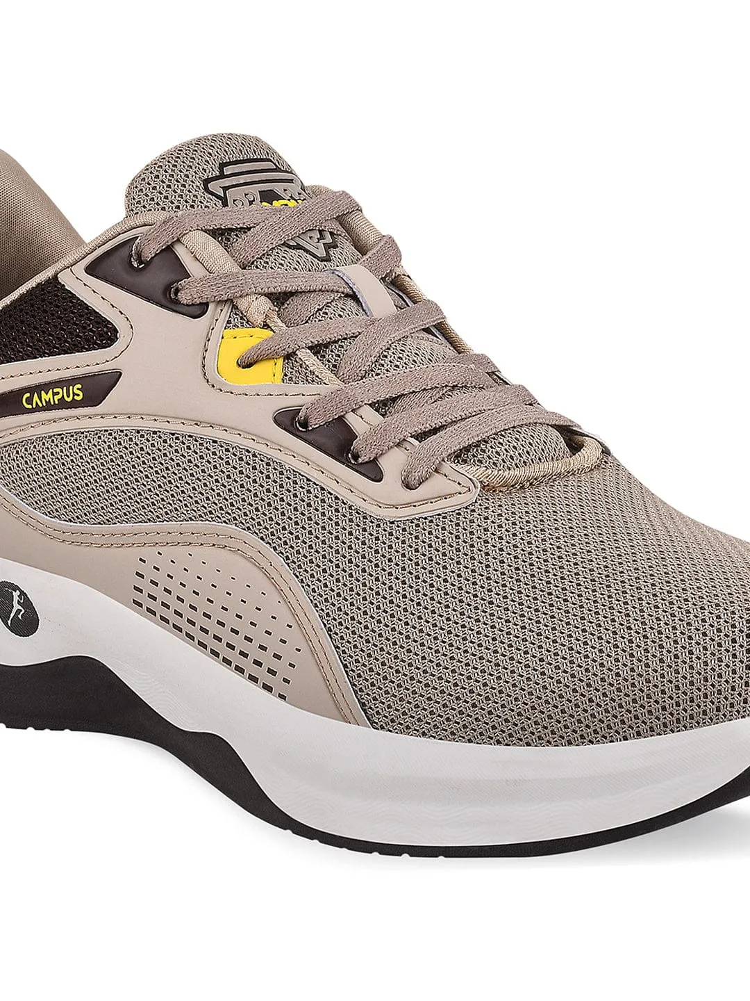 MARSHEL Beige Men's Running Shoes