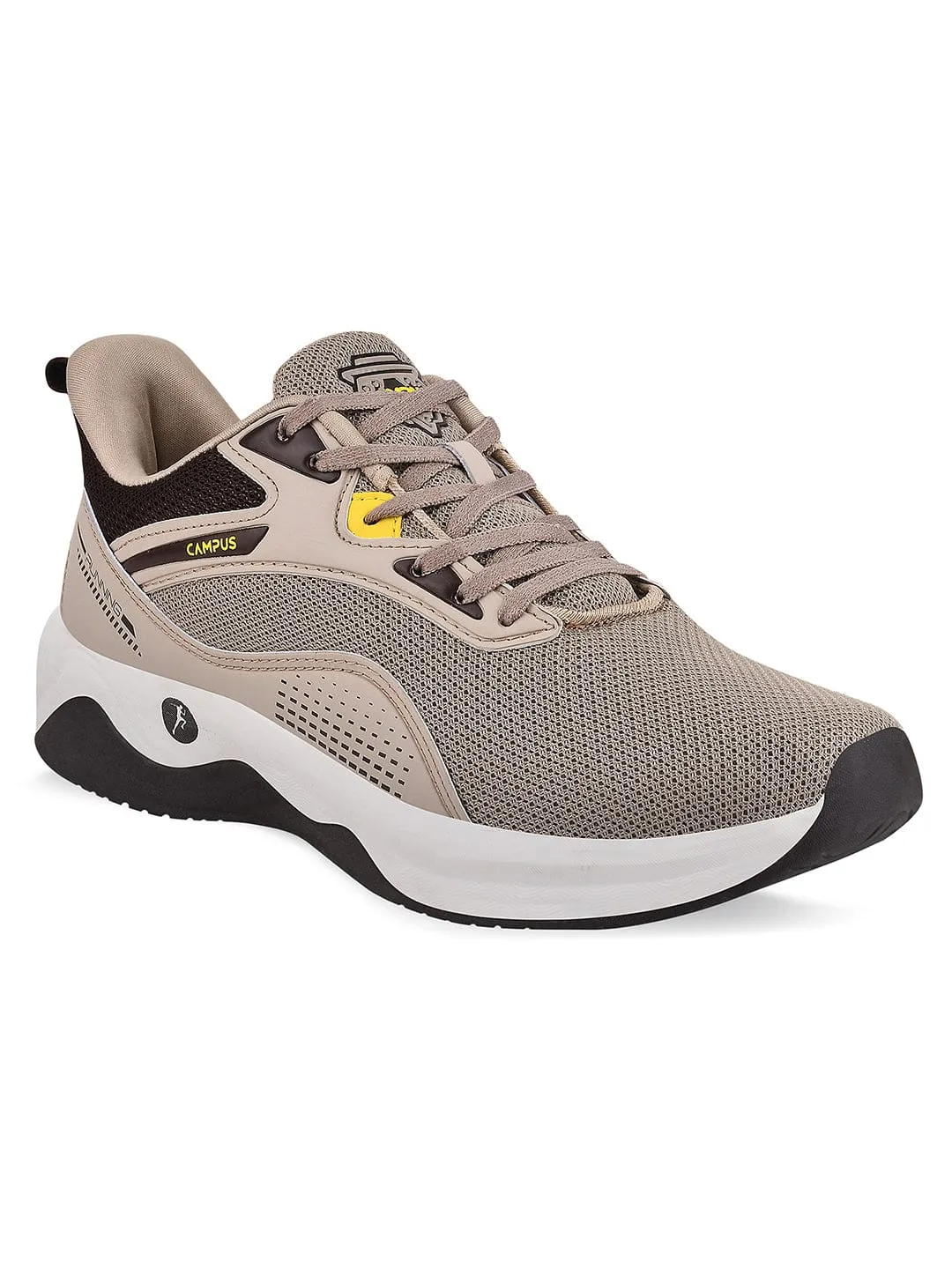 MARSHEL Beige Men's Running Shoes