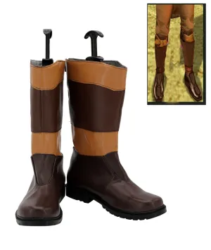 Movie Star Wars Jedi Knight Cosplay Shoes Boots Custom Made for Adult Men and Women Halloween Carnival