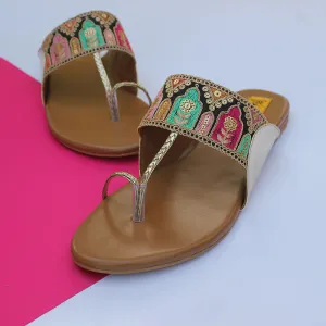 Multi Kolhapuri Chappal