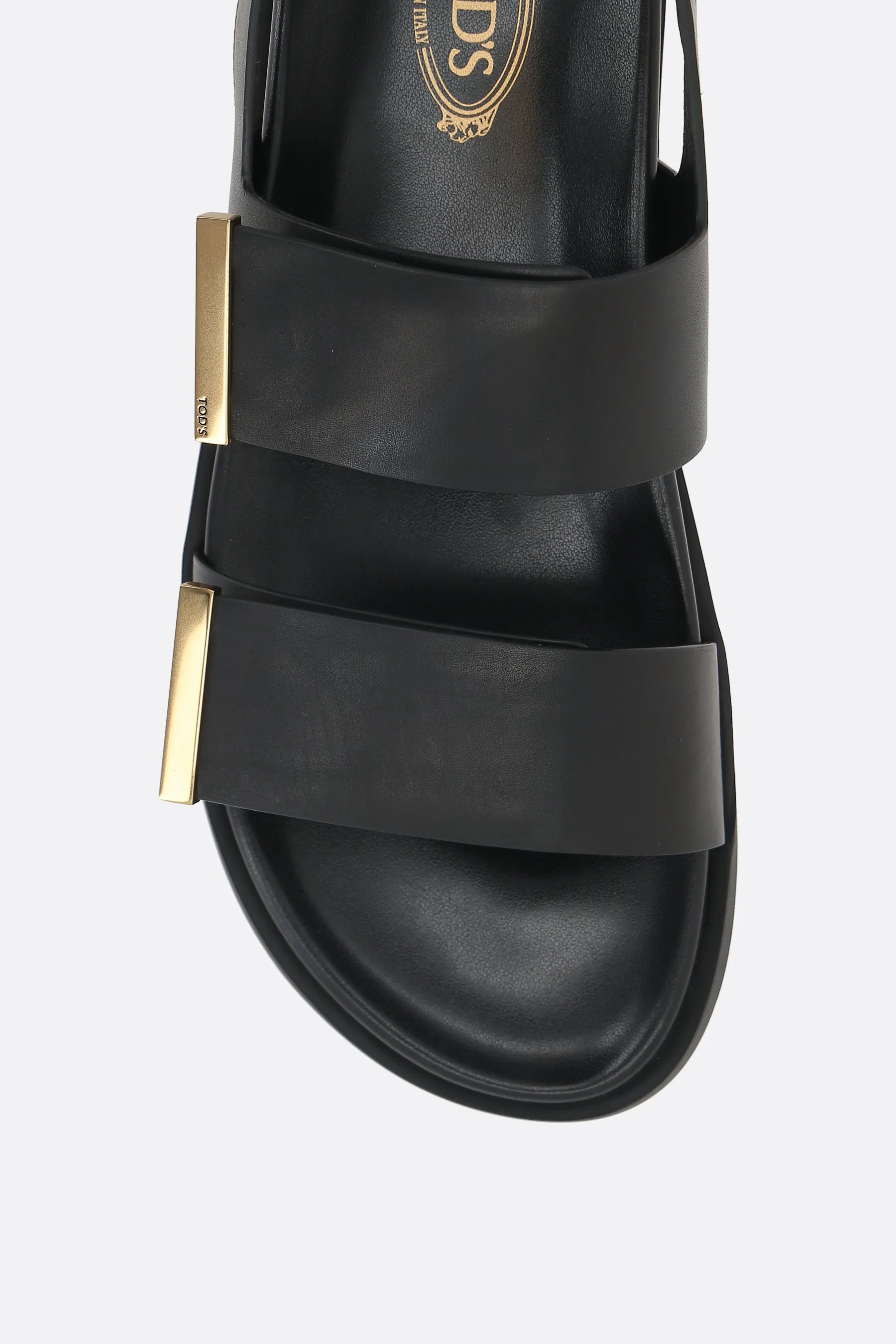 Multi-Strap Smooth Leather Sandals