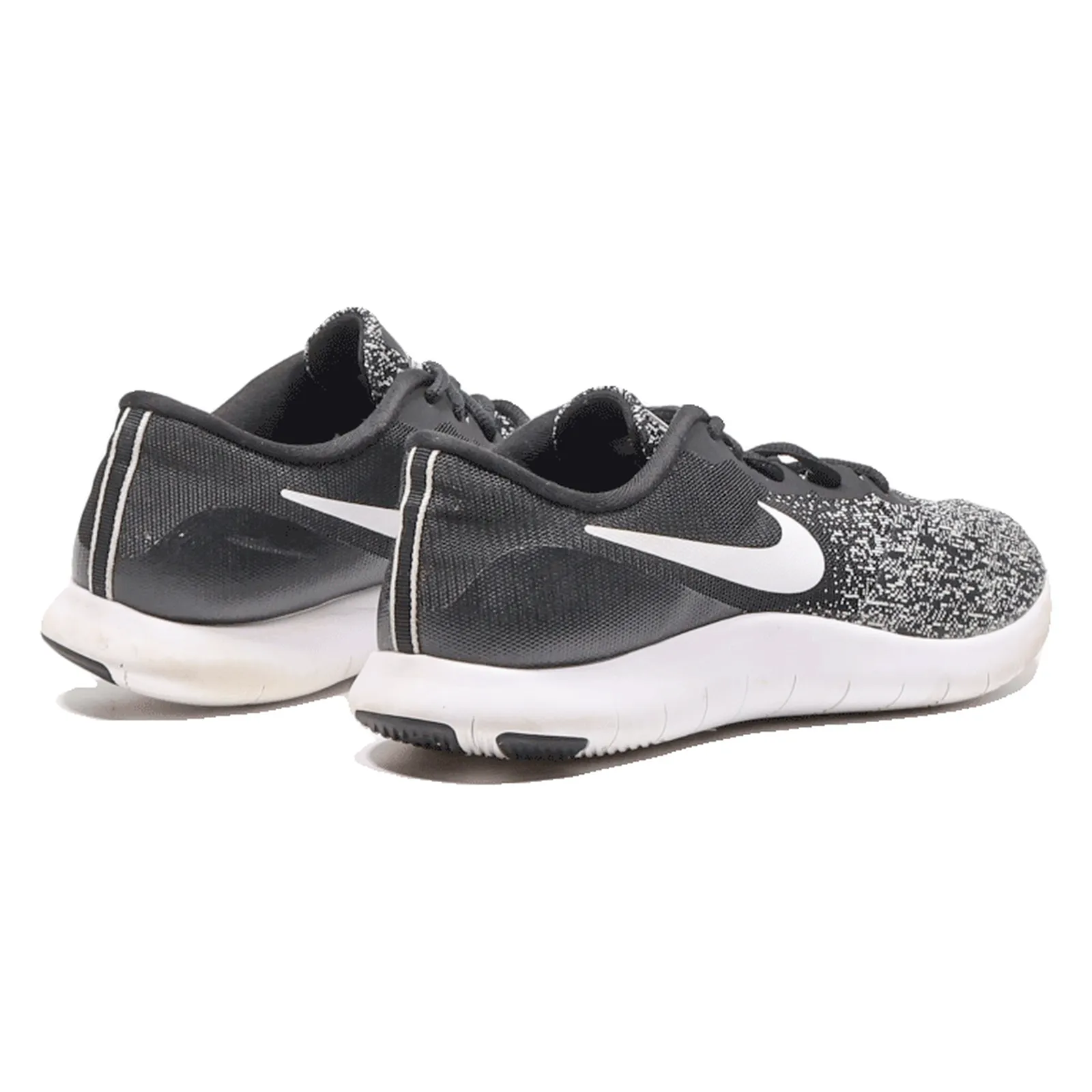 NIKE Flex Contact Low Top Trainers Black Synthetic Womens UK 7.5