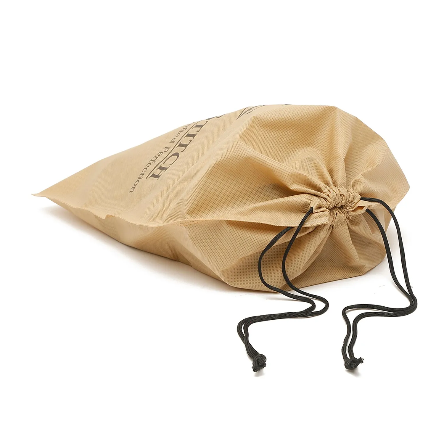 Non Woven Shoe Bag Pack Of  12 Beige Plain & See-Thru