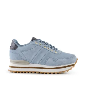 Nora III Suede Plateau - Dusty Blue