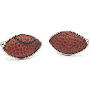 Notre Dame Game Used Football Cuff Links with Markings