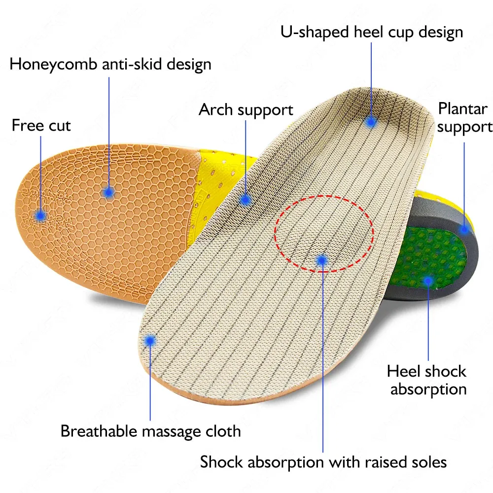Orthotic Gel Insoles For Flat Foot