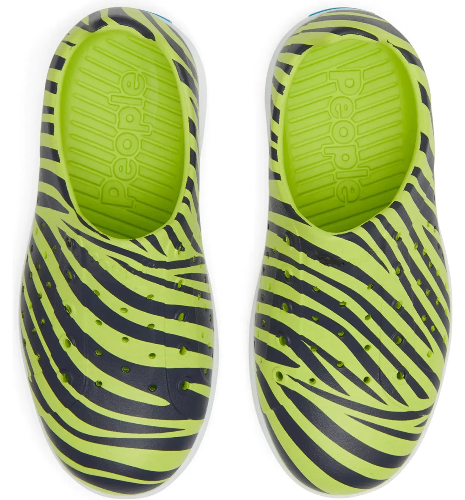 People Footwear Lime Zebra Water Shoe