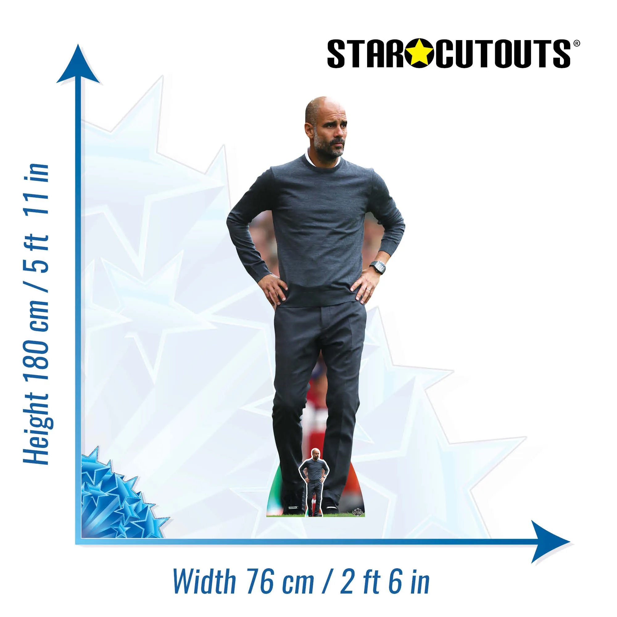 Pep Guardiola Football Manager  Cardboard Cutout