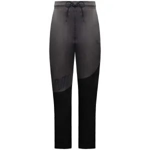 Puma Logo Mens Black/Grey Track Pants