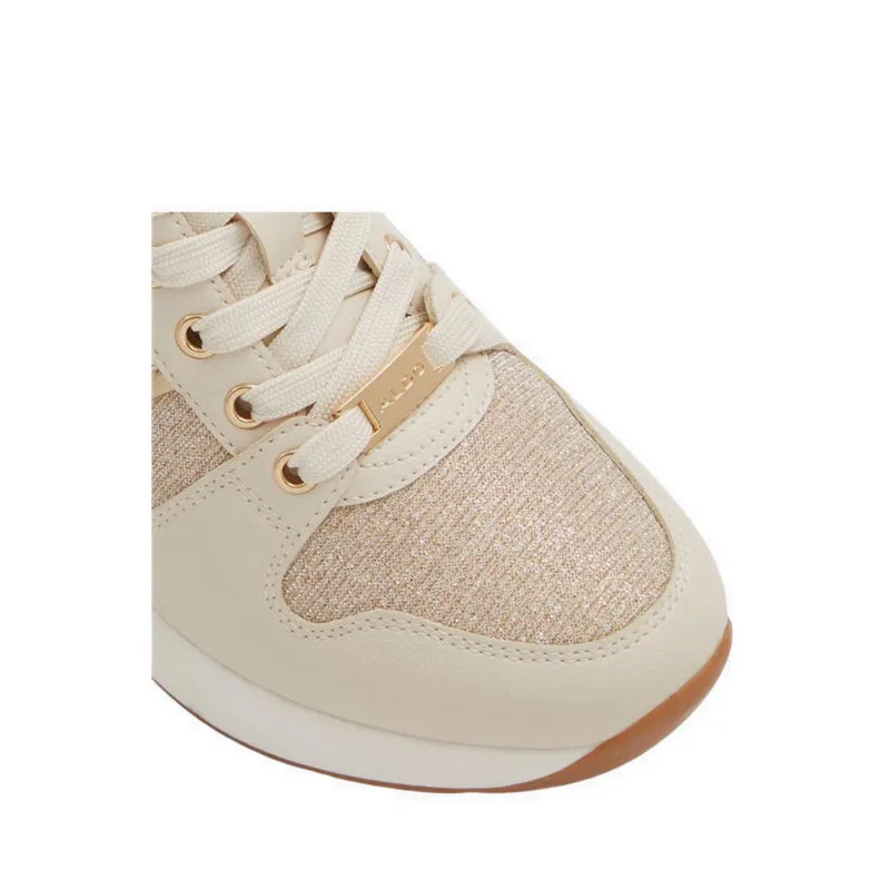 RONGAN WEDGE SNEAKERS - GOLD