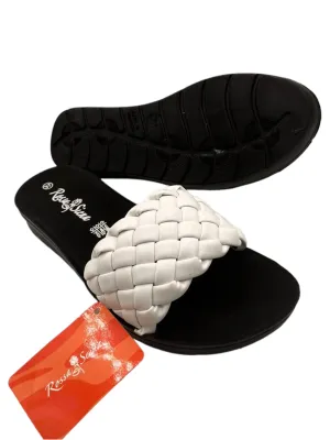 Rossa Siena Ladies Crosshatched-Strap Slides (37/6)