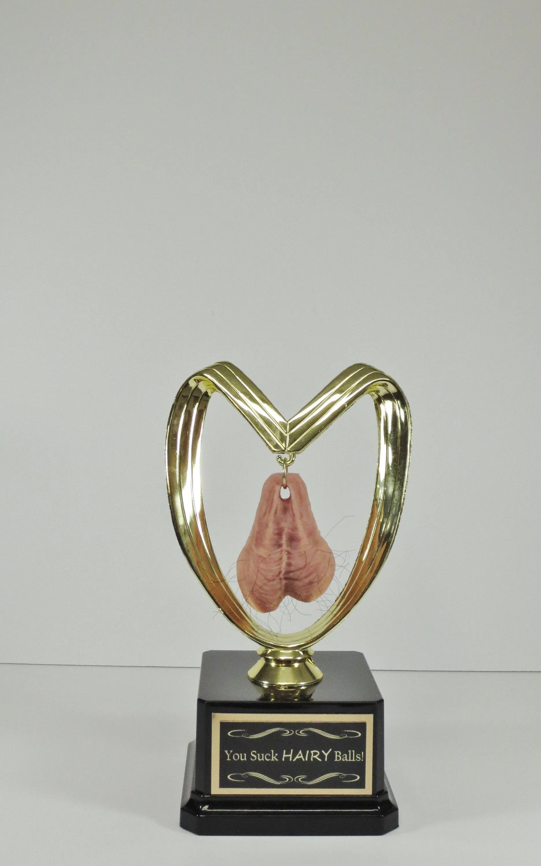 Sacko Award Fantasy Football Funny Participation Trophy You Suck HAIRY Balls FFL Loser Trophy Last Place You've Got Balls Adult Humor