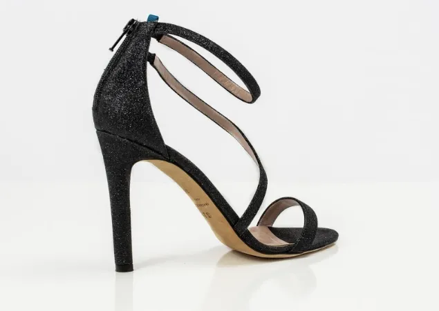 Serpentine Black Glitter