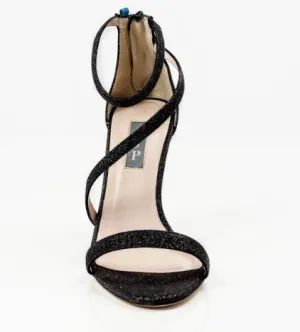 Serpentine Black Glitter