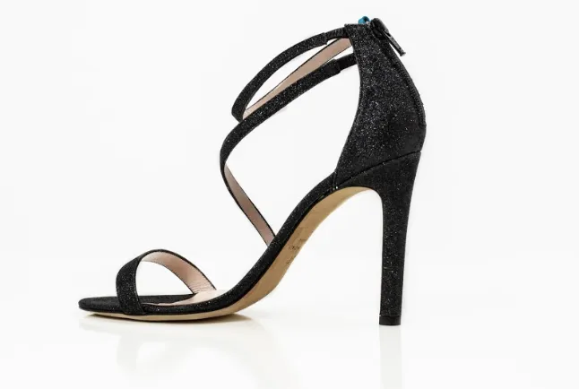 Serpentine Black Glitter