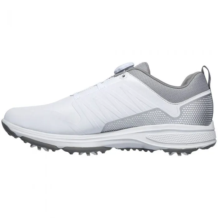 Skechers Go Golf Torque Twist Spiked Shoes - White/Grey