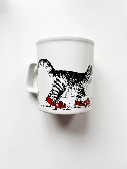 Sneaker Cat Mug