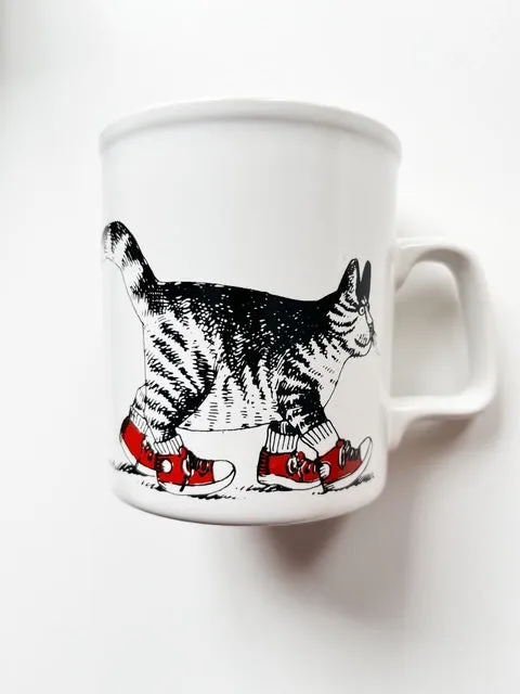 Sneaker Cat Mug