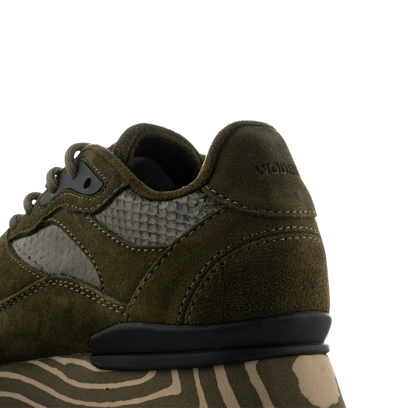 Sophie Salmon Marble - Dark Olive